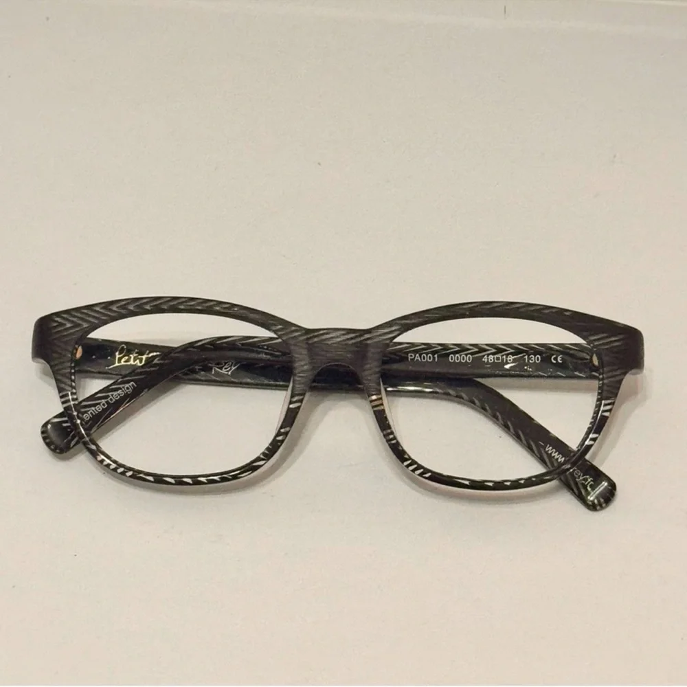 Authentic J.F. Rey designer black prescription eyeglasses frames